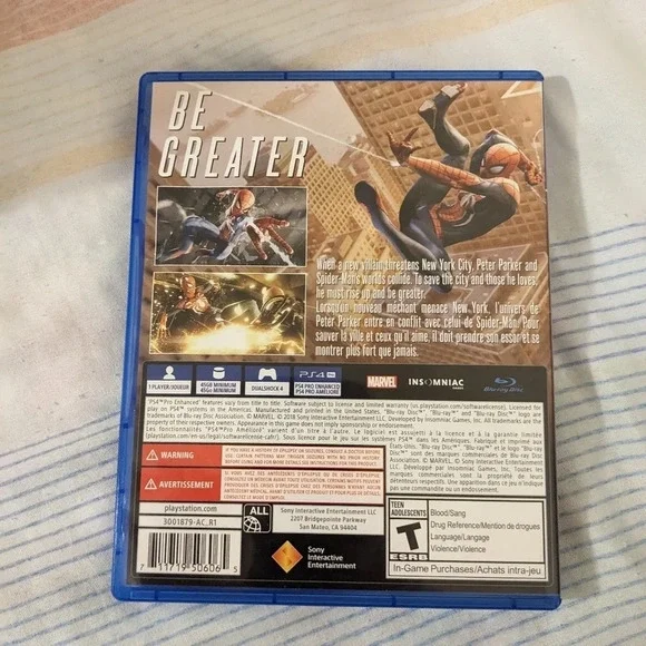 Spider Man  PS4 Game - Picture 3 of 3